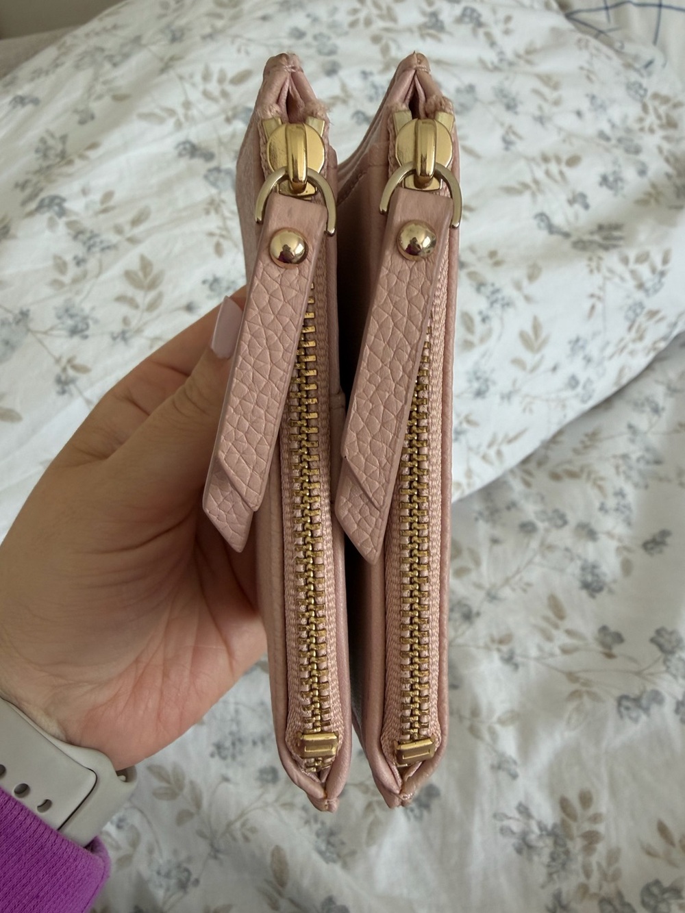 Kate Spade Leather Compact Wallet - Cardholder - Small Wallet | Blush Pink - Picture 7 of 12